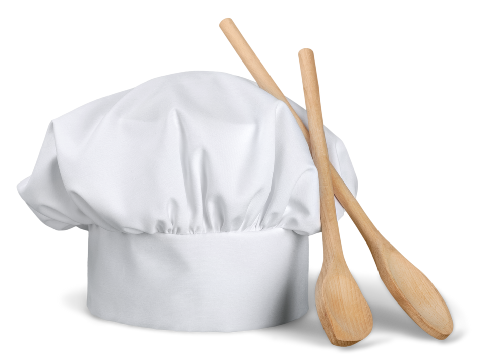 Chef Hat with Wooden Spoons